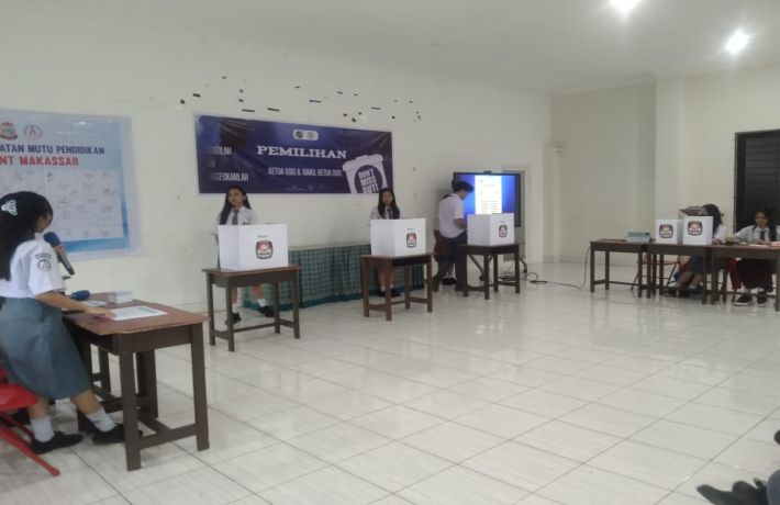 PEMUNGUTAN SUARA PEMILIHAN KETUA & WAKIL KETUA OSIS SMA ADVENT MAKASSAR